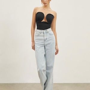 Strapless wire Bustier corset top size L